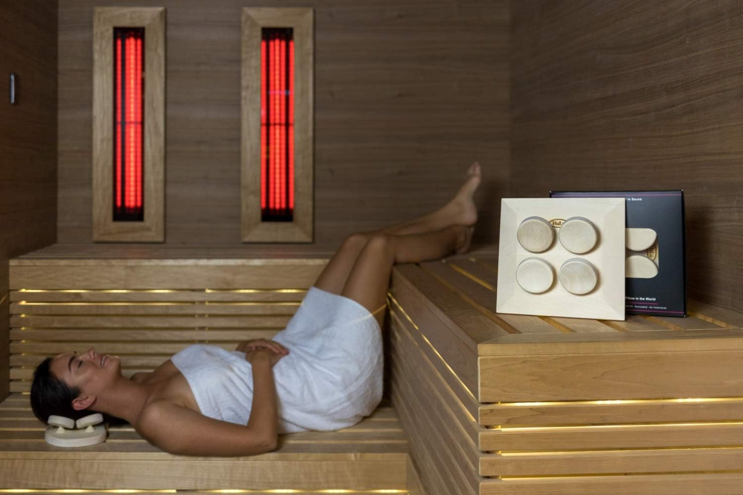 Luxus Sauna Kopfstütze