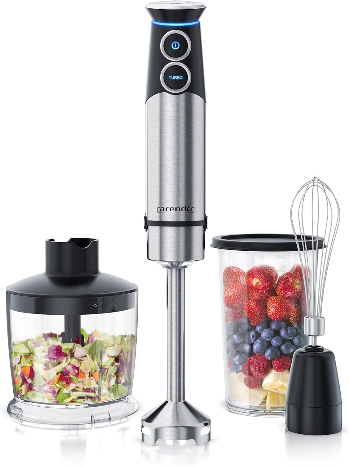 3-in-1 Stabmixer-Set mit Zubehör, A: 1500 Watt