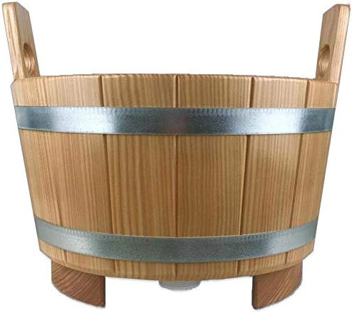 Sauna Fusswanne mit Ablauf und Sockel