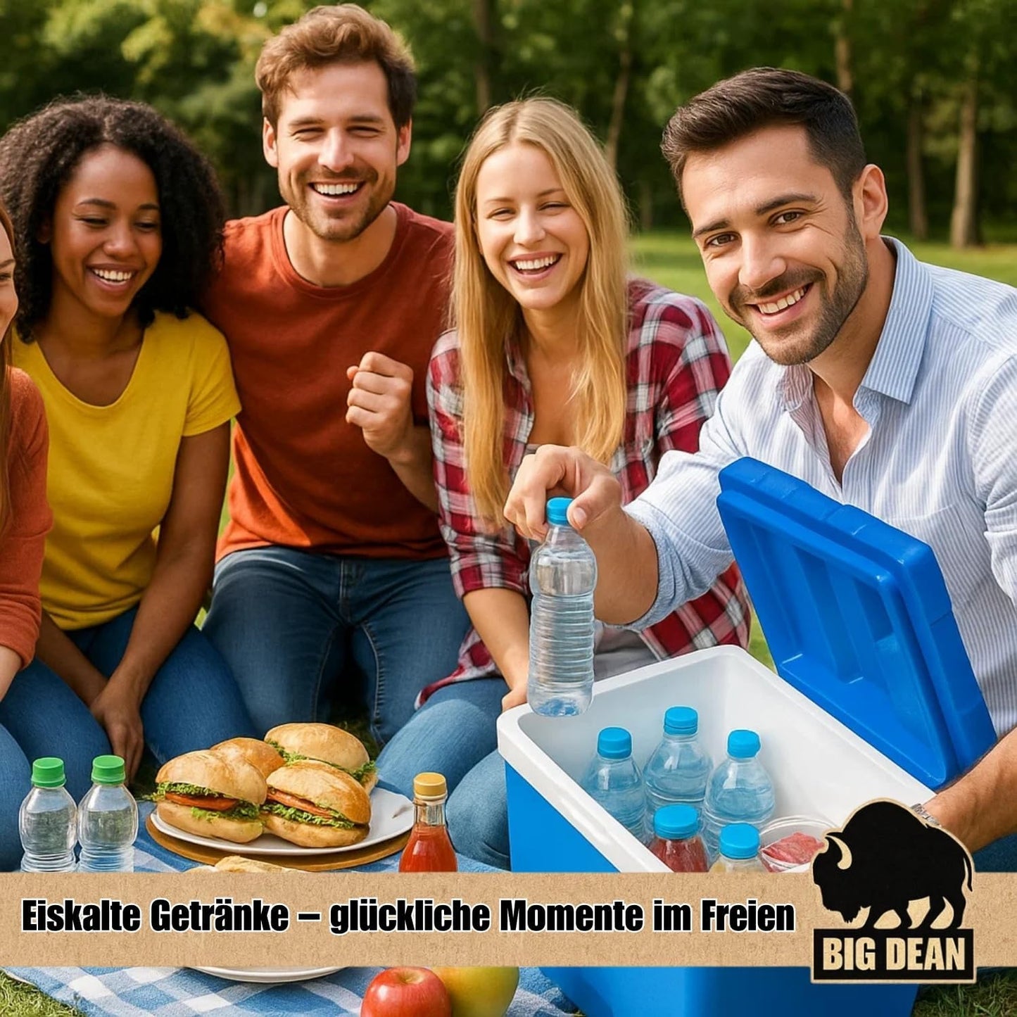 Kühlbox mit 12 Kühlakkus
