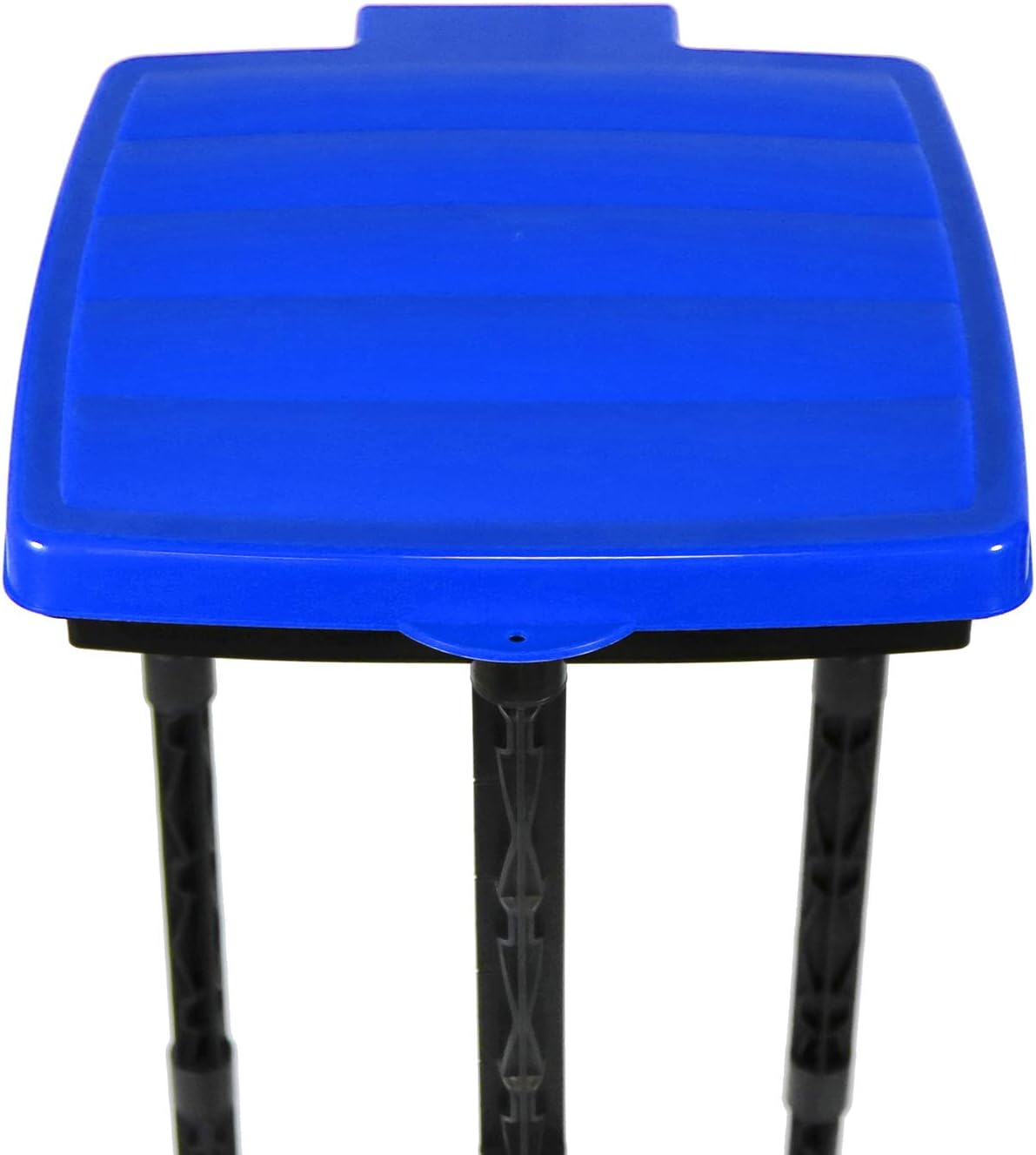 Müllsackständer mit Deckel, höhenverstellbar, 1x - blau
