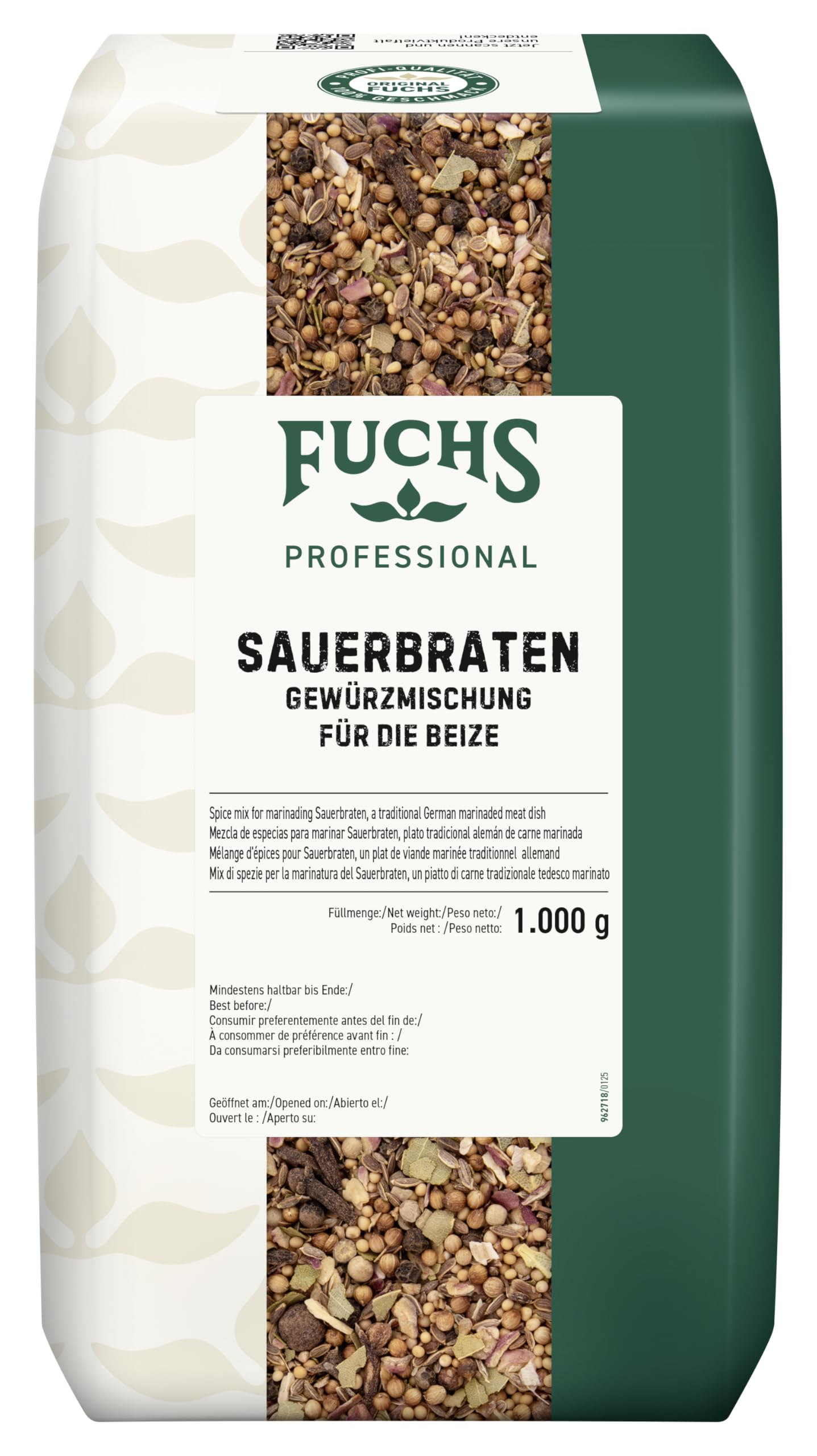 Sauerbraten Gewürzmischung für die Beize