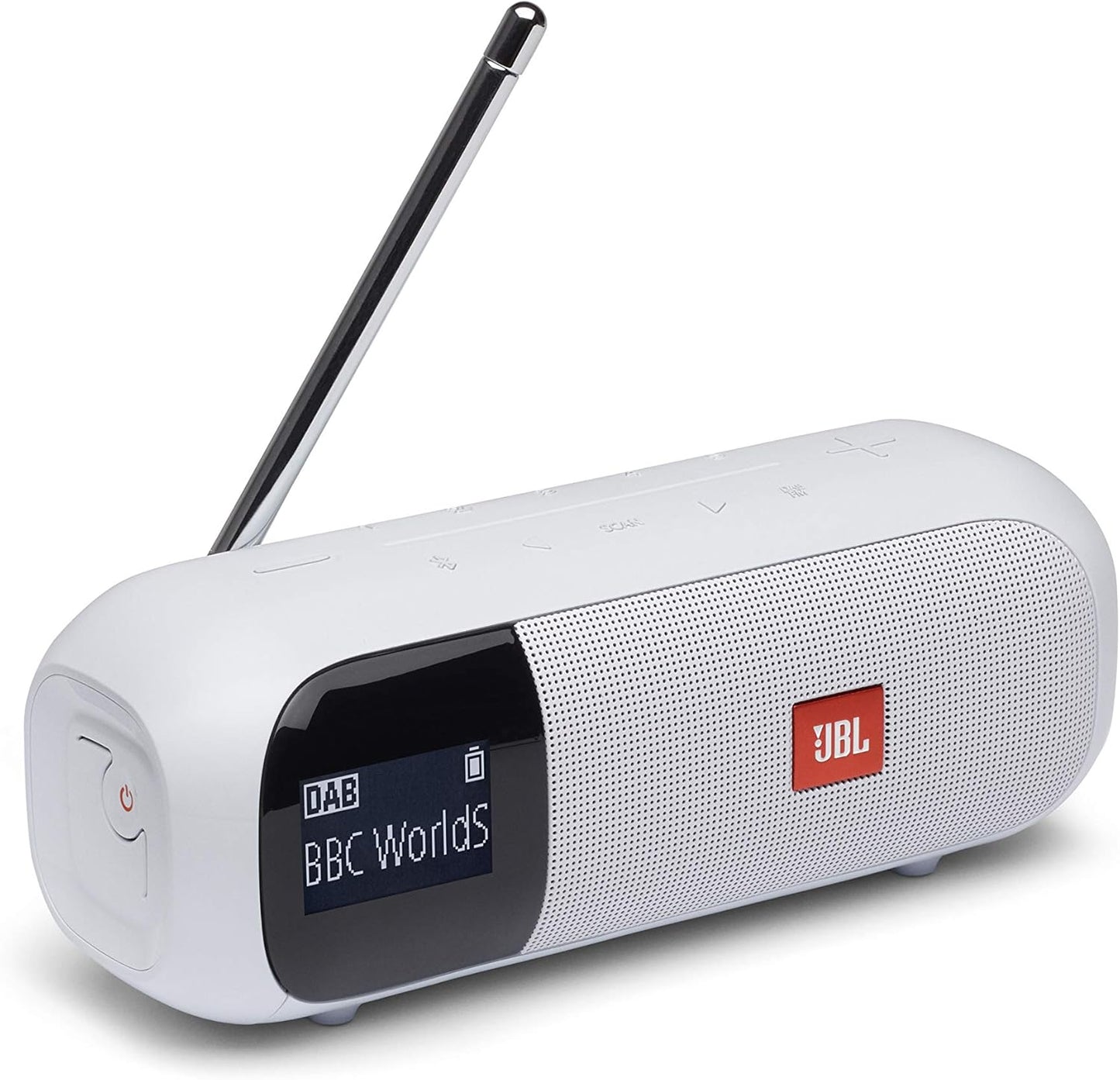 Tuner 2 - Tragbarer Bluetooth Lautsprecher, Weiss