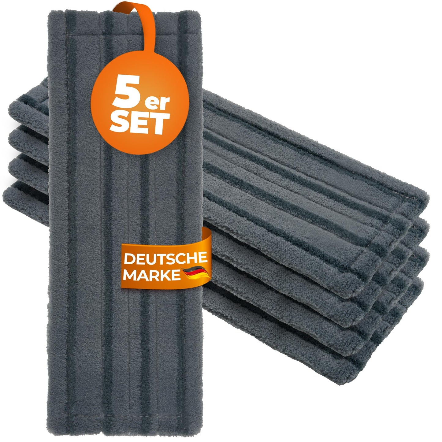 Wischmopp-Bezüge für starke Verschmutzungen 5er Set, Starke Verschmutzung 40 cm - 5 Stück