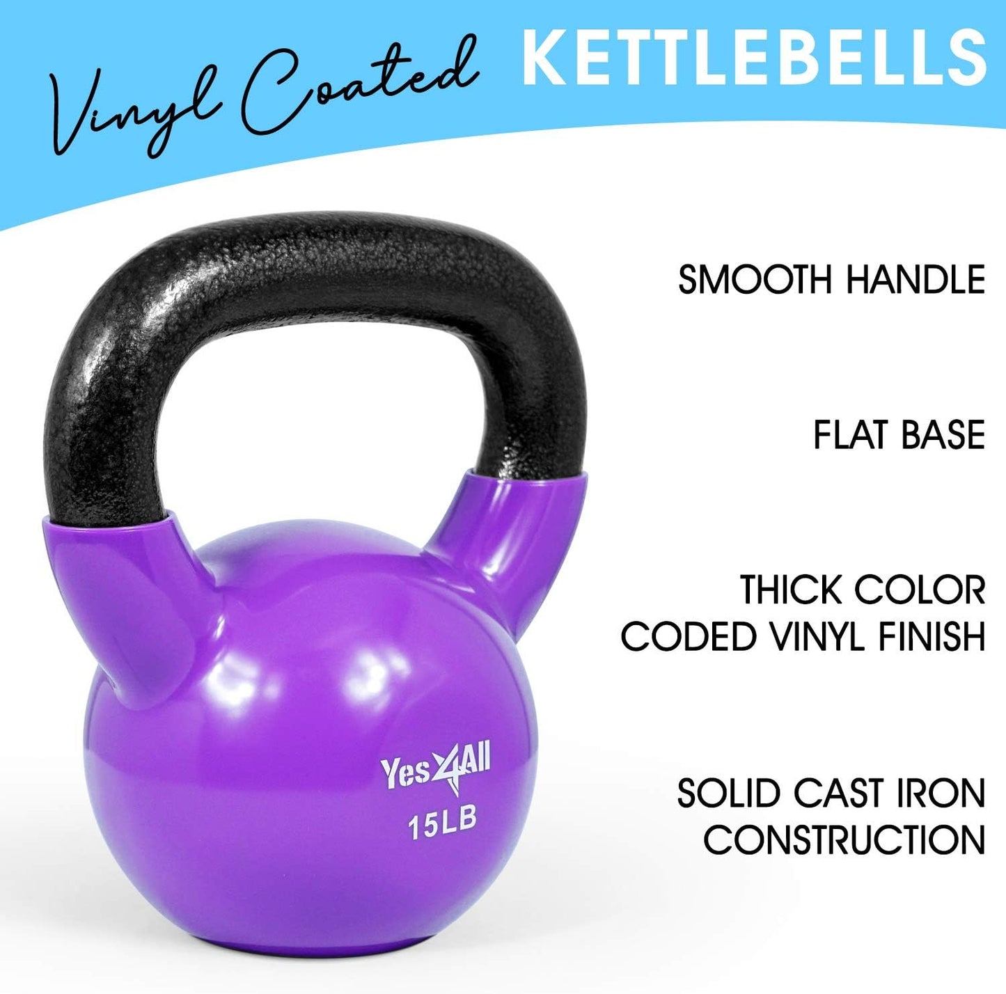 2-teiliges Kettlebell-Set, 4,5 + 6,8 kg, M. 4.5 + 6.8 kg