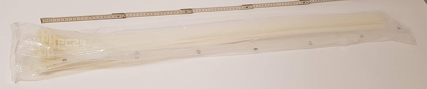 Kabelbinder 1000 mm – 50 Stück, 7. 50Stck. 12,6 x 1000mm Natur