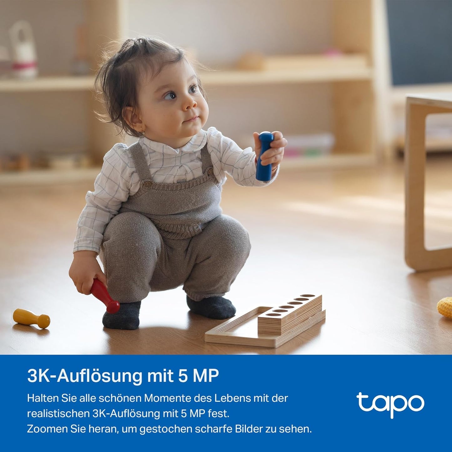 C232 360° KI-WLAN-Überwachungskamera mit 3K 5MP, 5MP Ethernet