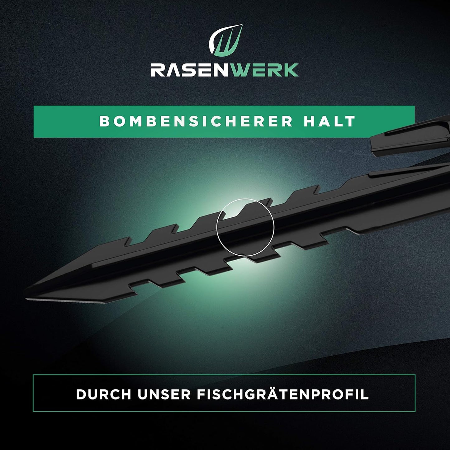 Erdnägel für Begrenzungskabel, 100 Stück, 100 Stück