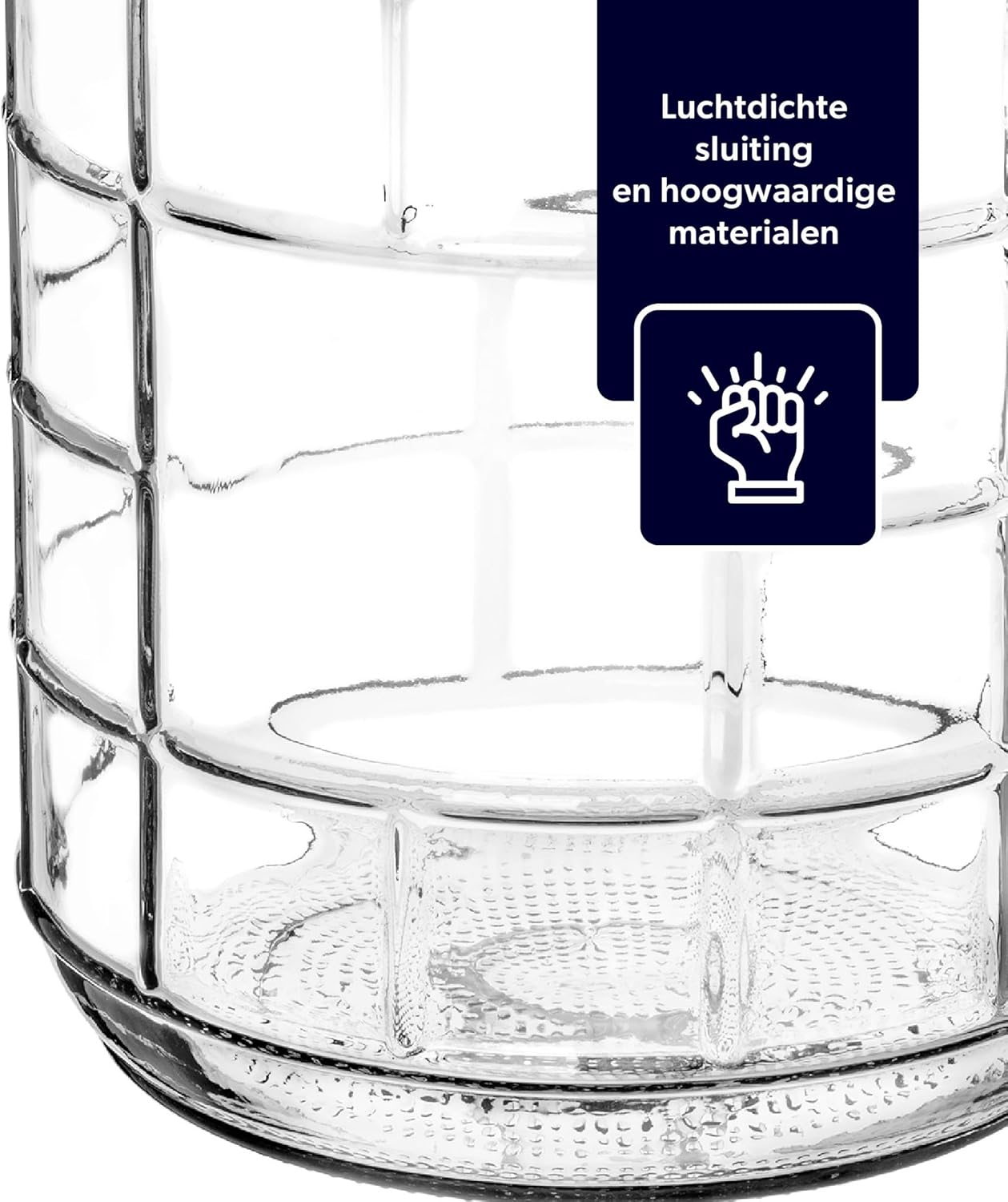 Gärbehälter mit Kunststoffdeckel, 5L