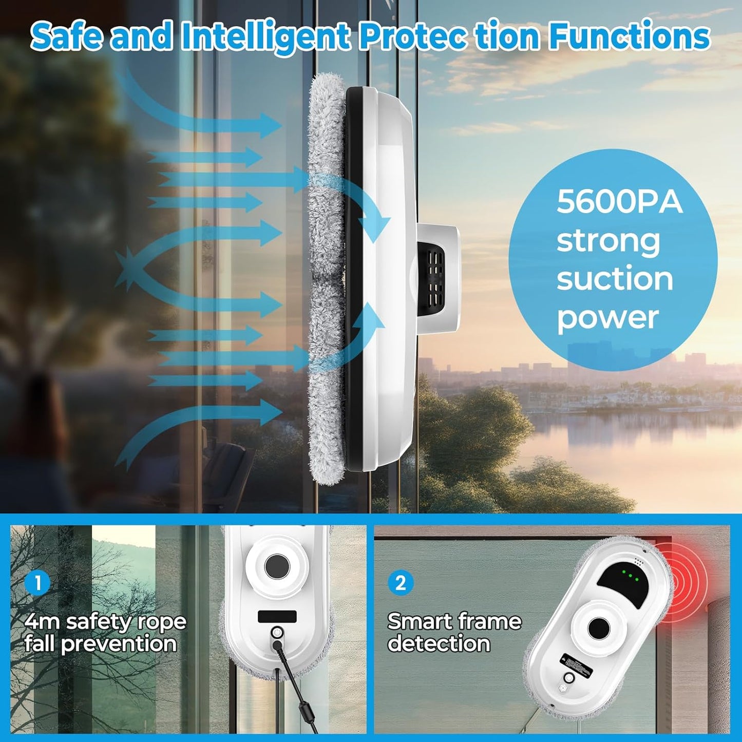 Fensterputzroboter, A