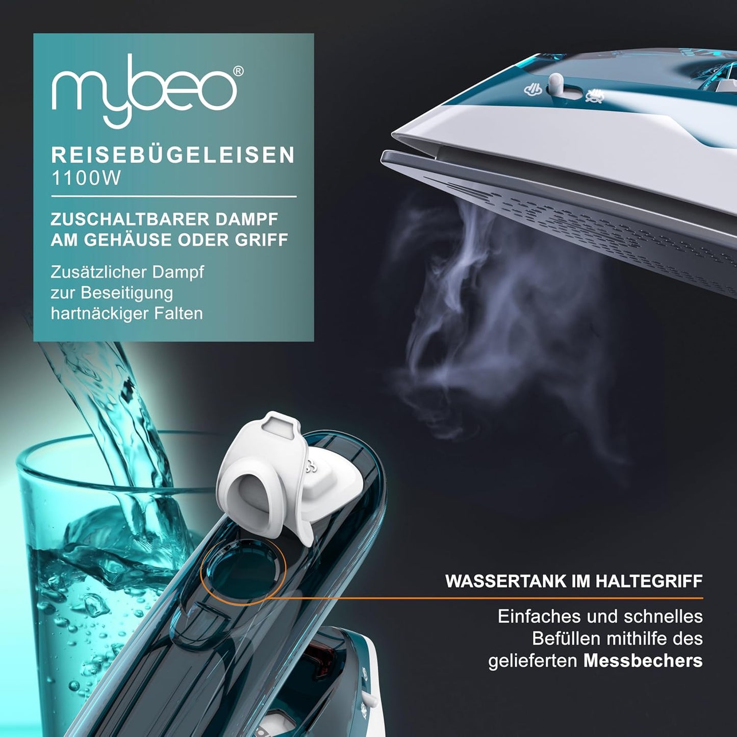Mini-Reisebügeleisen, A