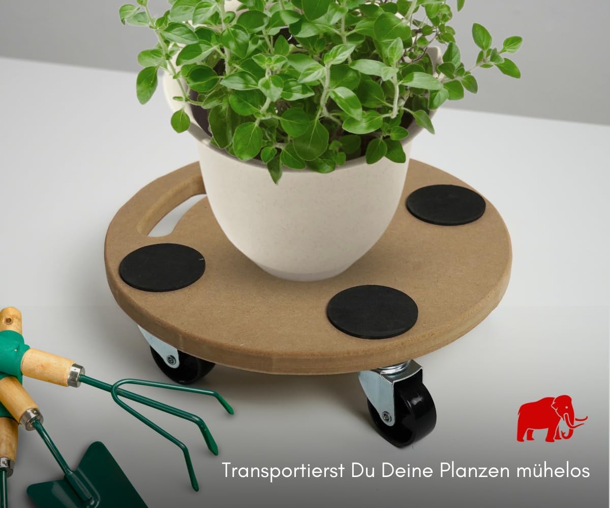 Profi Transportroller Hercules, 2er-Set, 2 Stück Mdf-platte