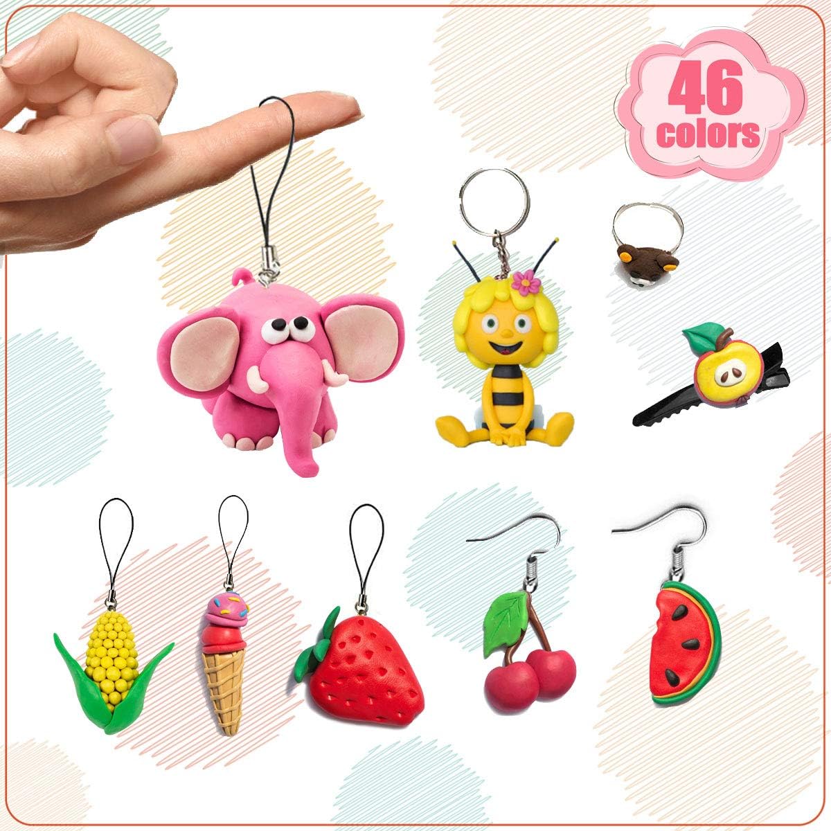 Knete Soft Set, 46 Color