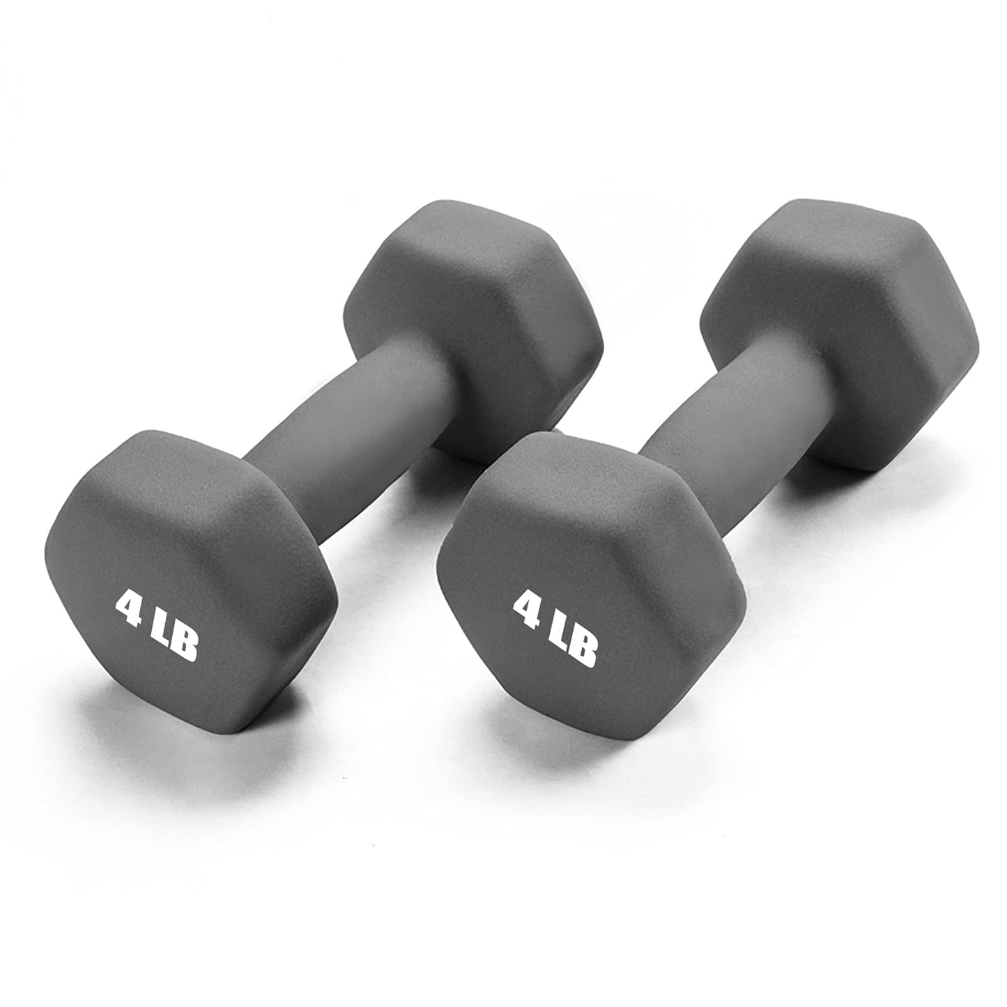 Neopren-Hantel-Set, 2 x 1.8 kg, Grau 1,8 kg, Paar