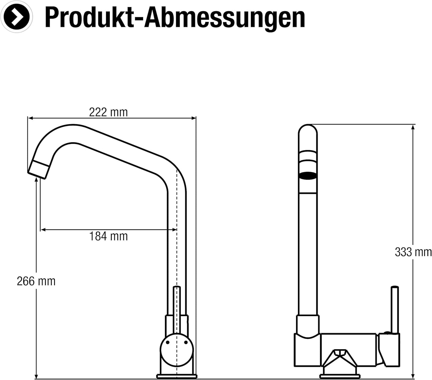 ARA58 Küchenarmatur