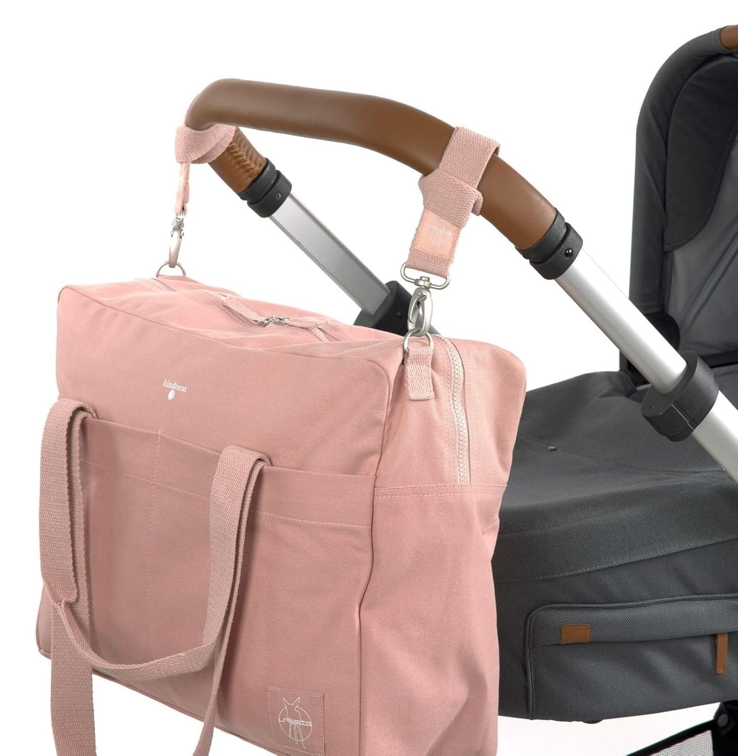 Cotton Essential Wickeltasche, Rose