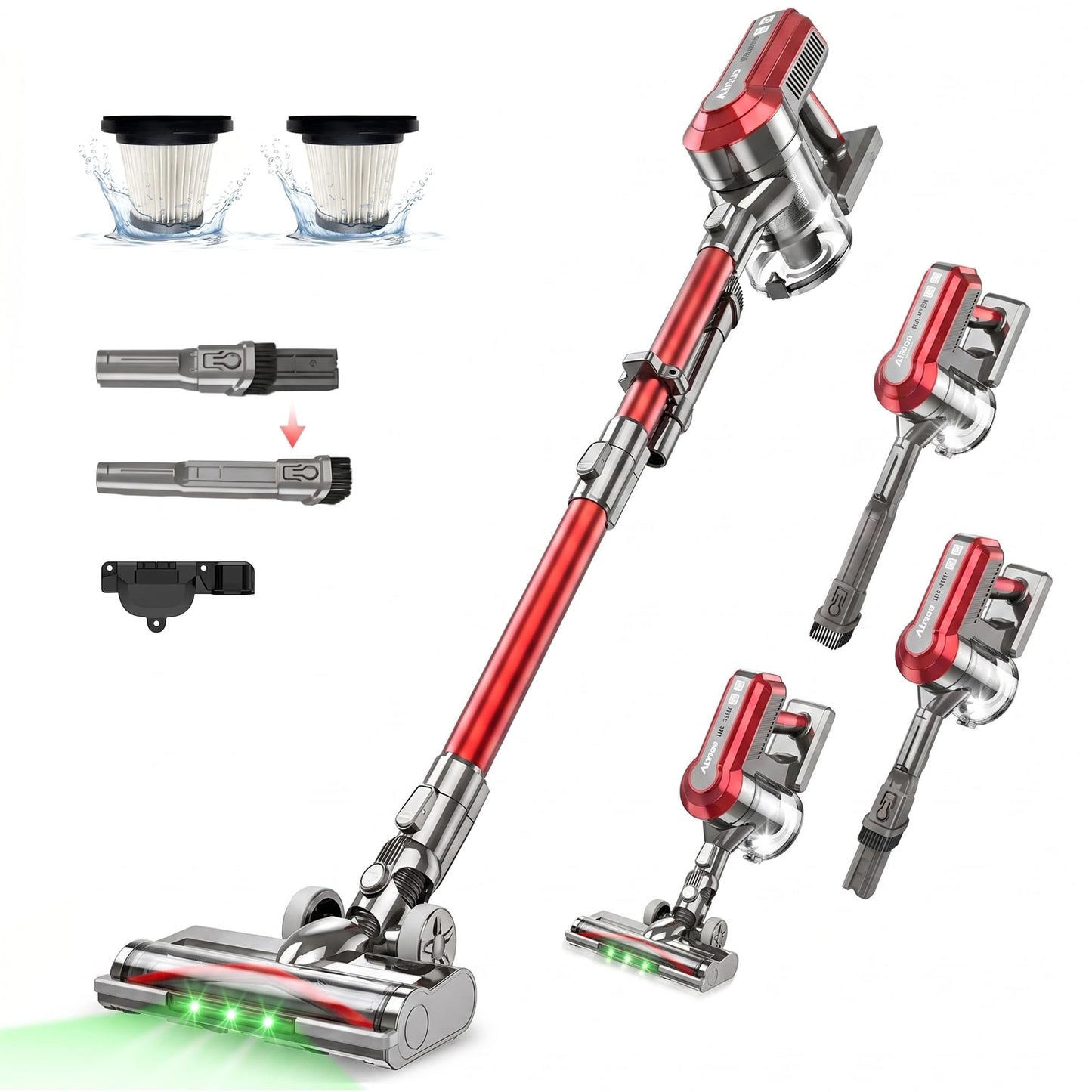 Akku-Staubsauger AKV10A mit LED-Bürste, AKV10A