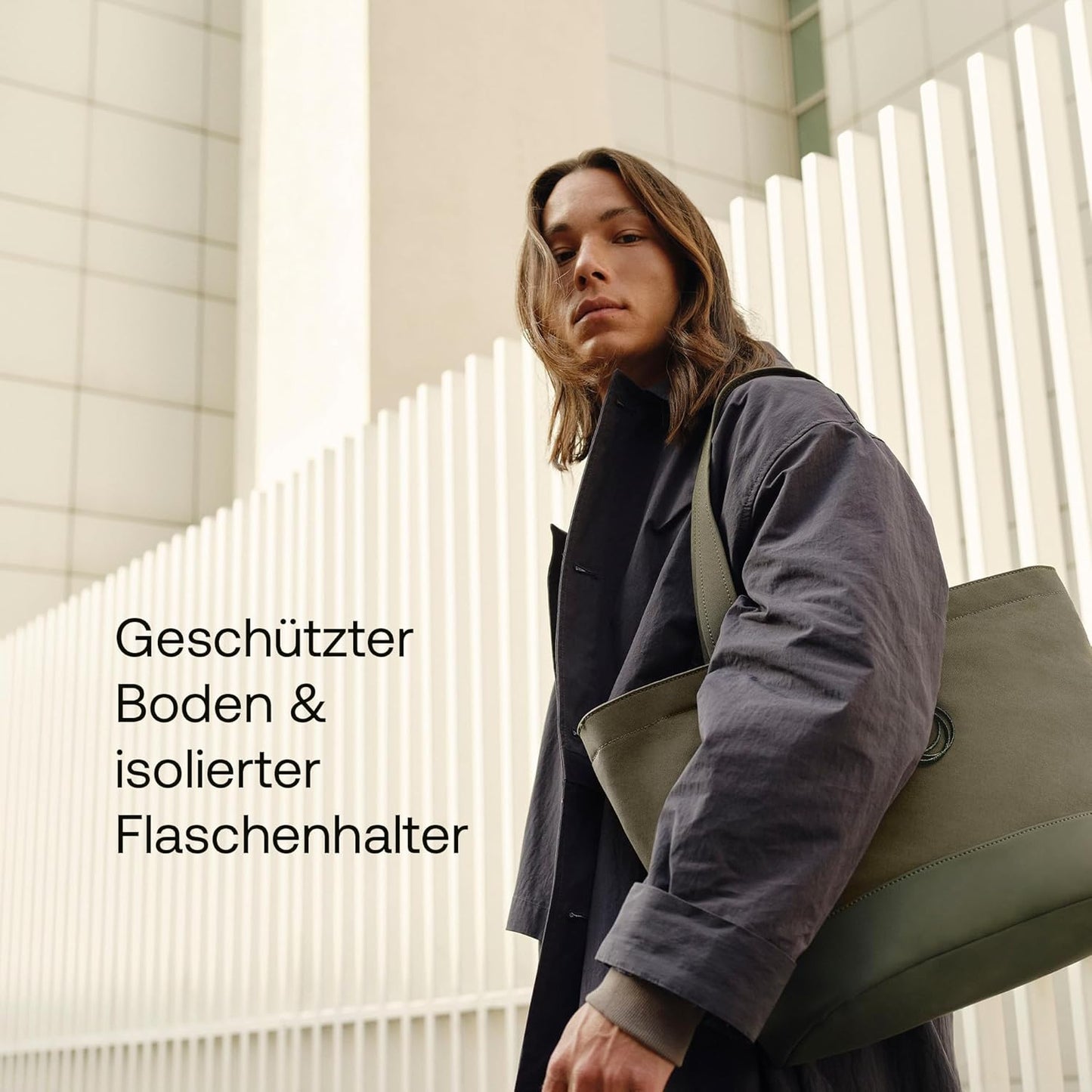 Wickeltasche mit Flaschenhalter, Forest Green