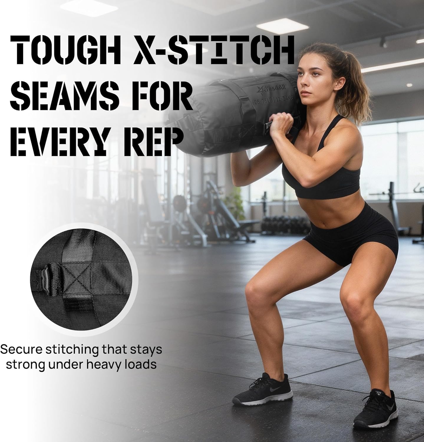 Verstellbare Sandsäcke für Krafttraining, F. Schwarz - (11kg - 34kg)