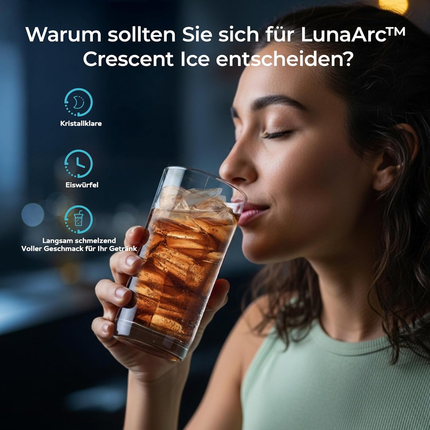 LunaArc Eiswürfelmaschine, 1600 Stück/Tag