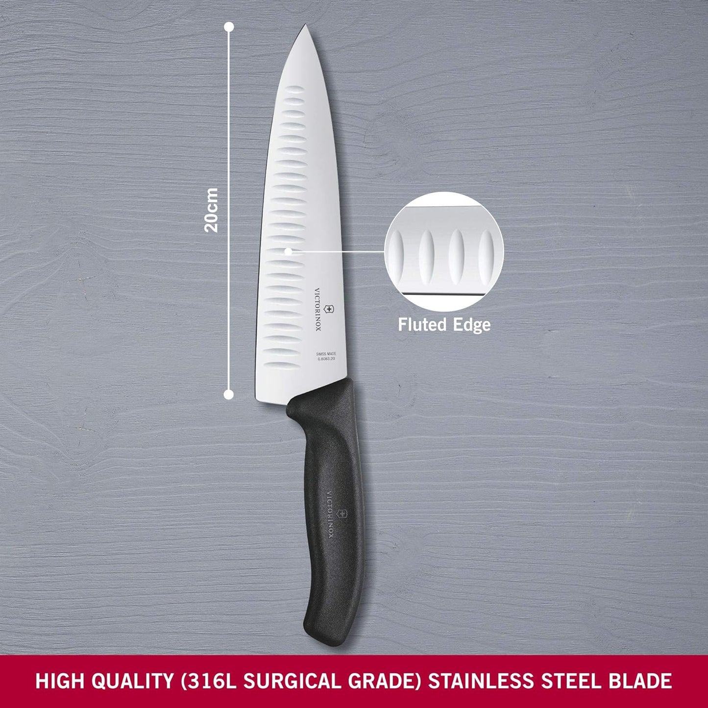 Swiss Classic Tranchiermesser, Blister-Verpackung