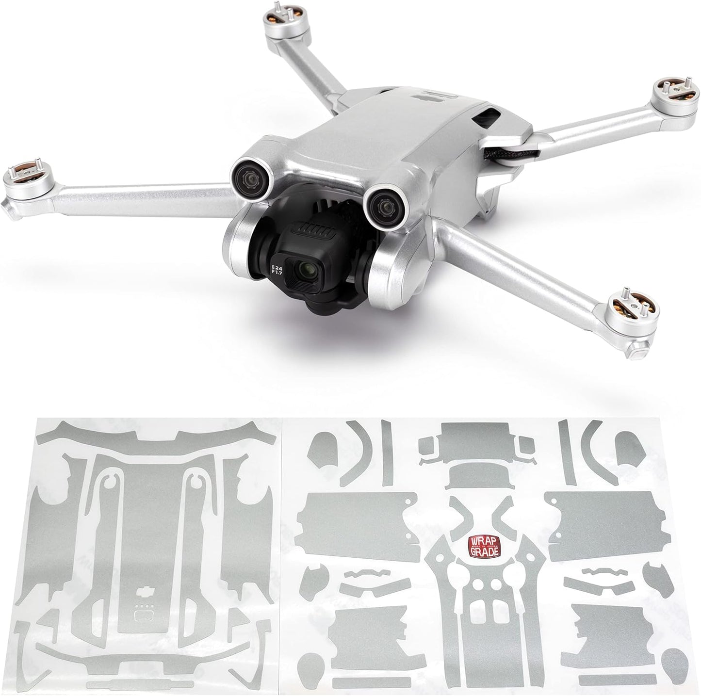 Schutzfolie für DJI Mini 3 Pro, Airforce Silver