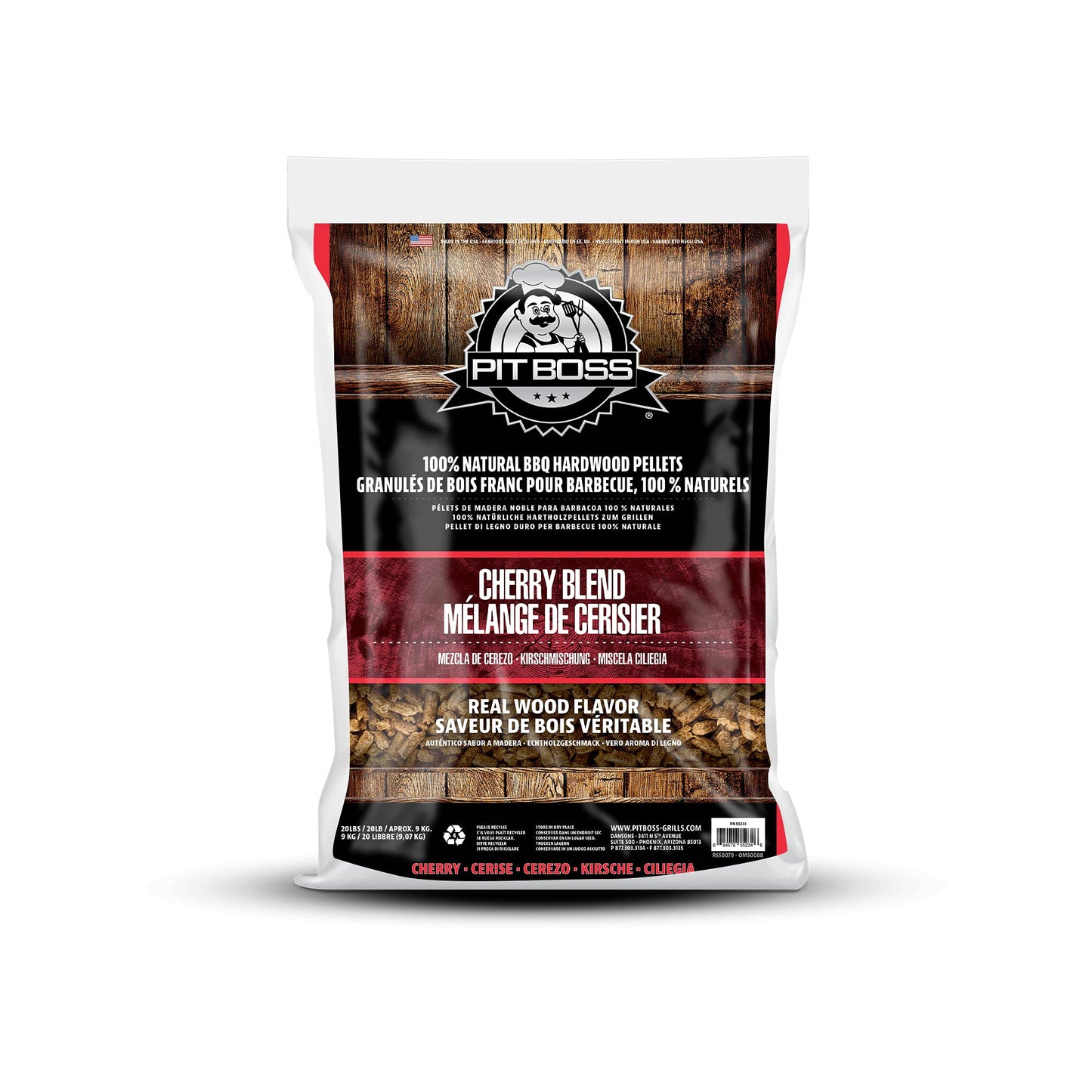 Kirschholz-Pellets, 9 kg