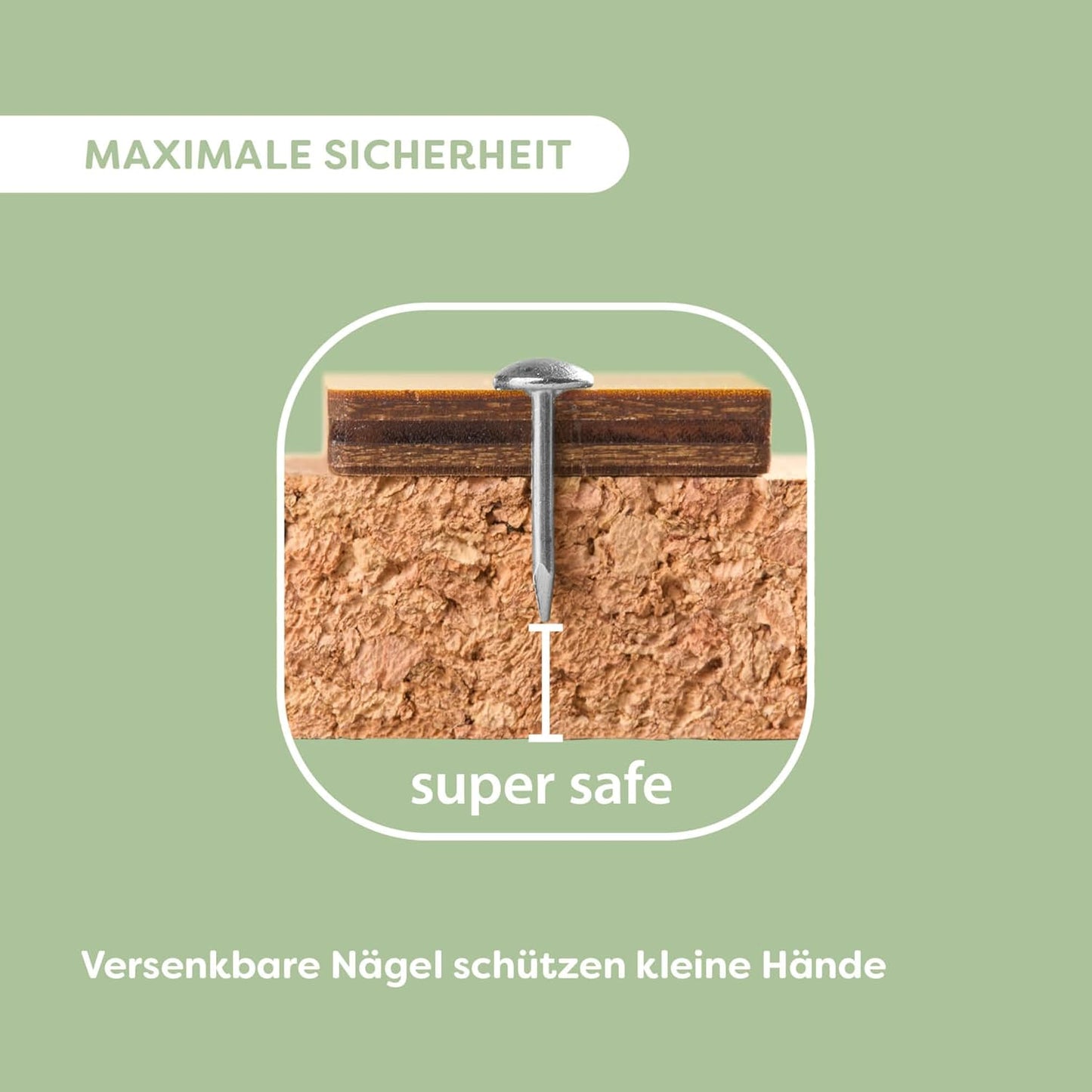 Hammer-Nagelspiel Bauernhof