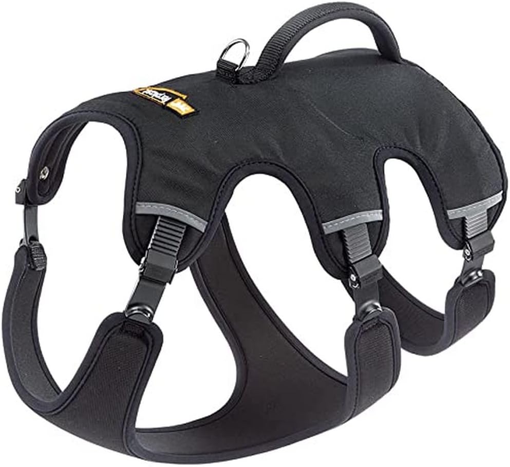 Hundegeschirr Ergotrekking, Schwarz|Medium