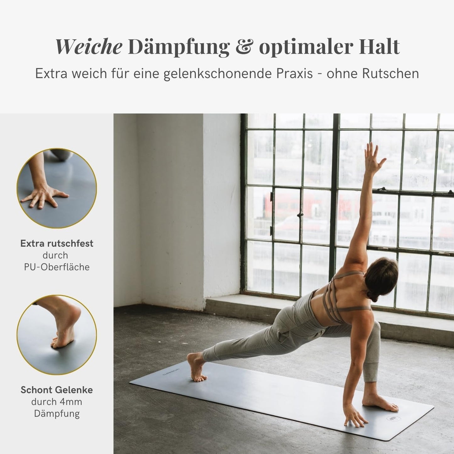 Yogamatte Pure, Indigo Dust