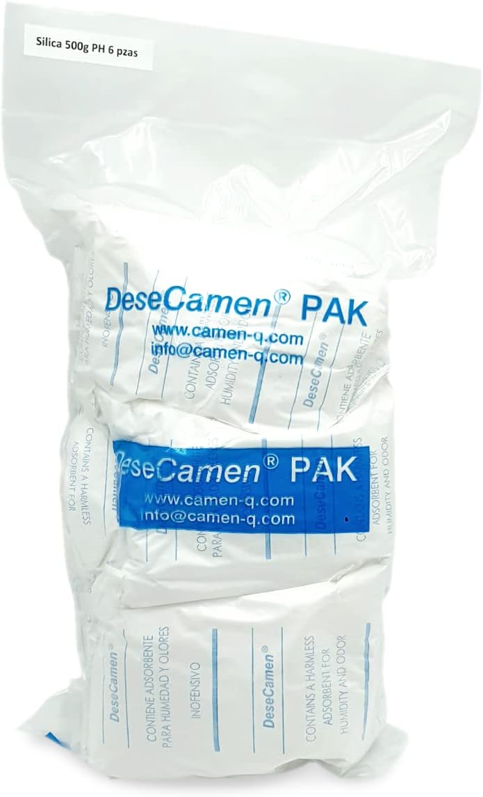 Silikagel-Trockenmittel-Päckchen, 6 x 500g, 6, 500g