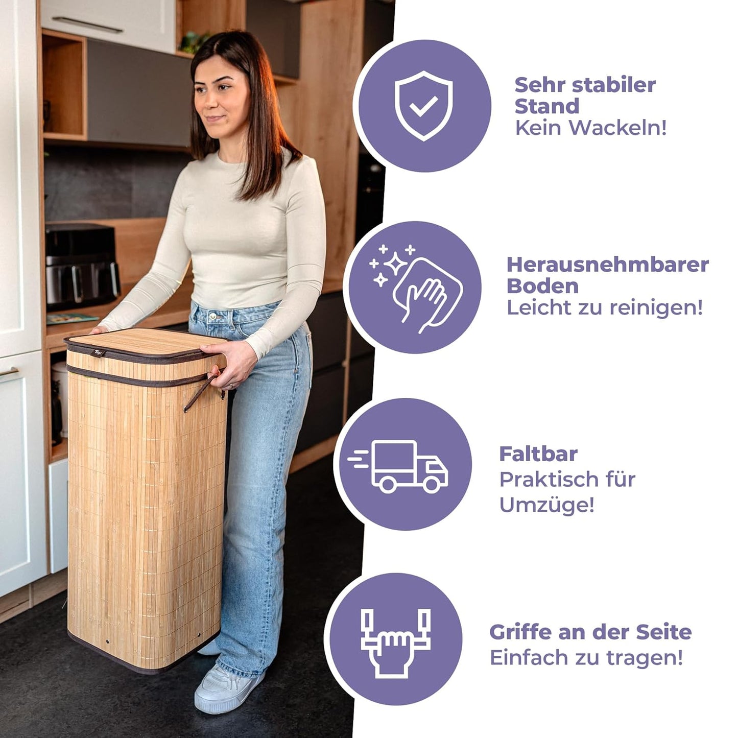Müllsackständer, Quadratisch