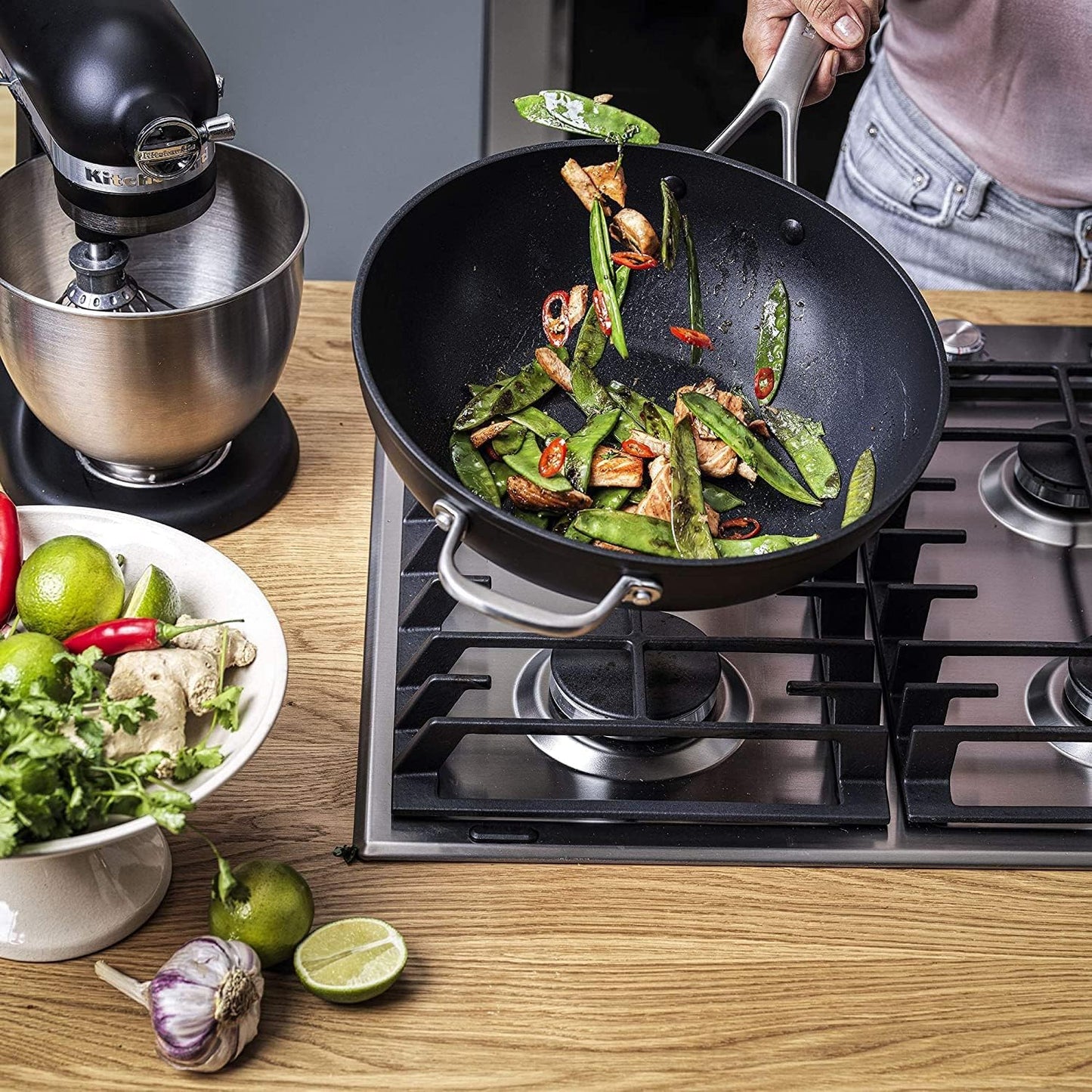 Antihaft-Wok, Wok 30cm/5l Wok