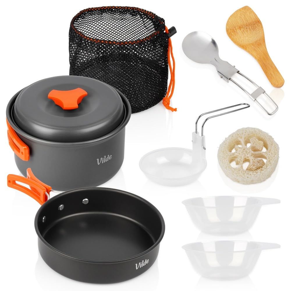 10-teiliges Camping-Kochgeschirr-Set