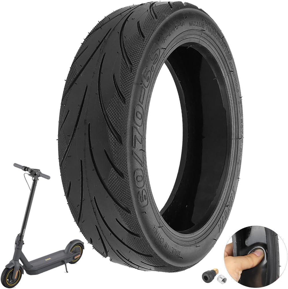 Tubeless Reifen mit Ventil für Segway Ninebot Max G30, Selbstheilung Tubeless Reifen 1 PCS