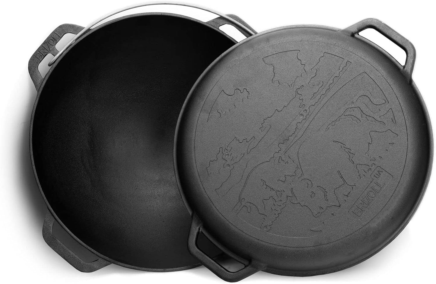 Kazan Schwenktopf mit Deckel 12L, 12L