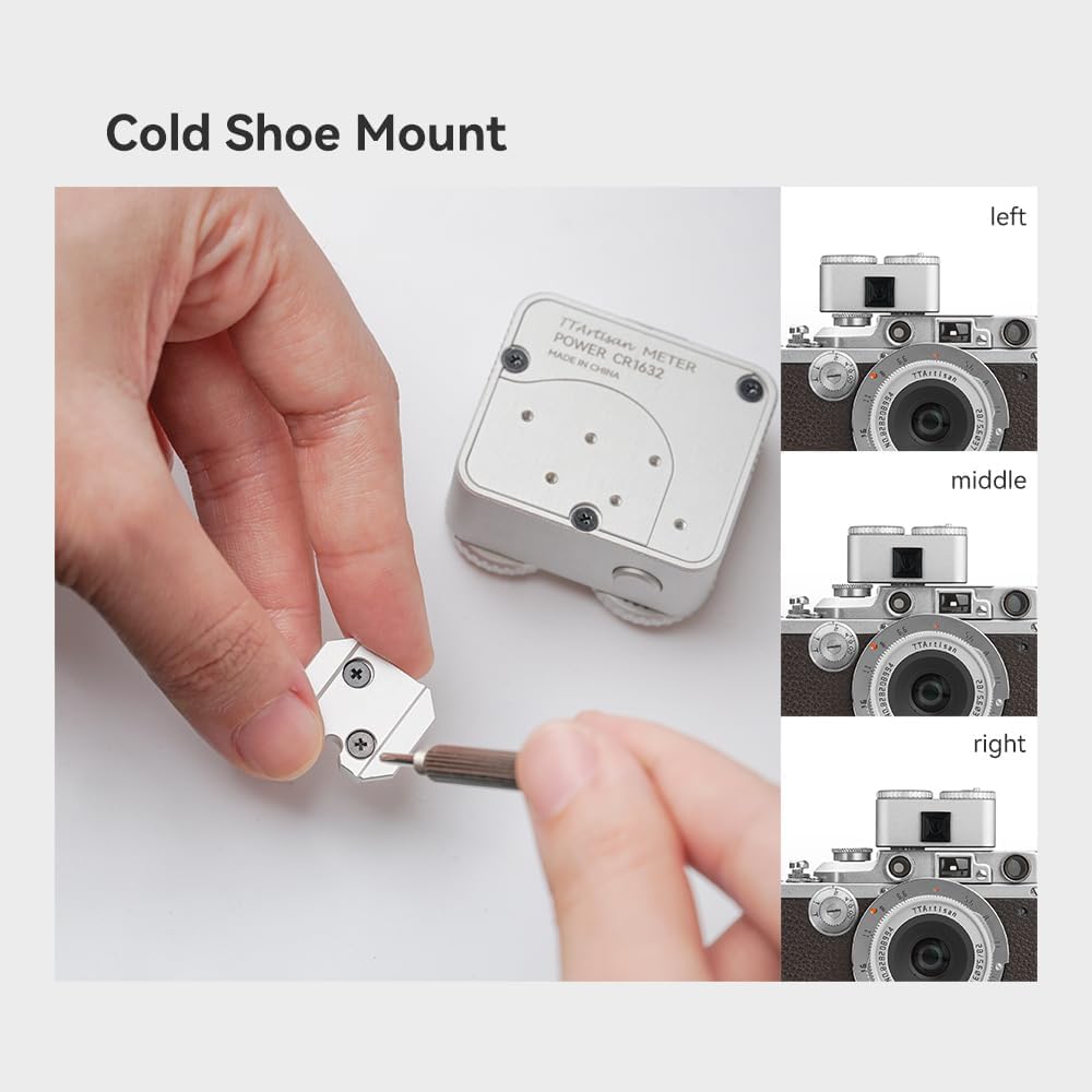 Light Meter II für klassische Kameras, Schwarz