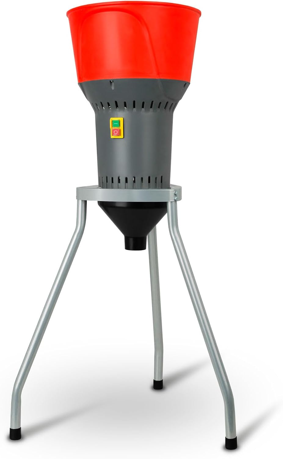 Elektrische Getreidemühle mit Standfuss (400 kg/h), 1300W / mit Standfuss