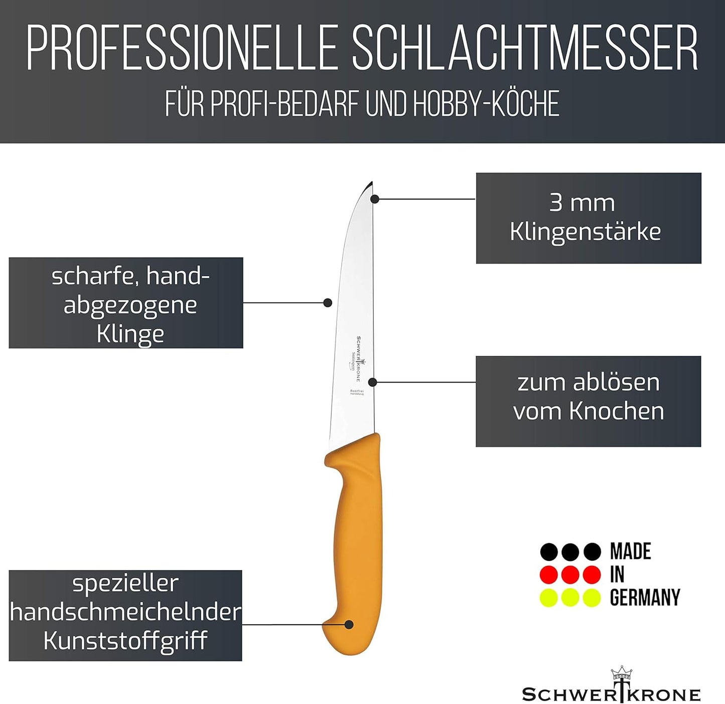 Metzgermesser, 1-teilig-Stech-7