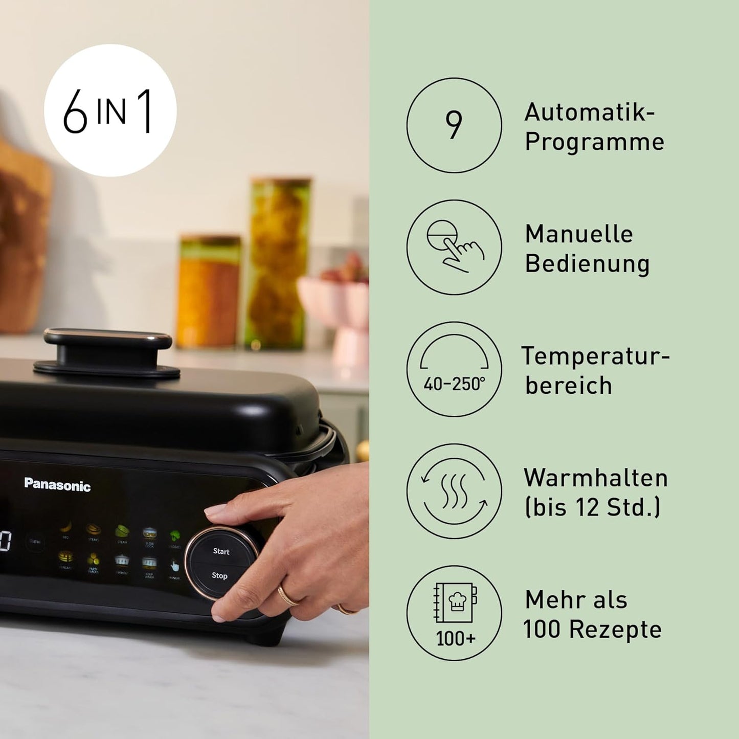 Elektro-Multikocher, 6 Zubehörteile