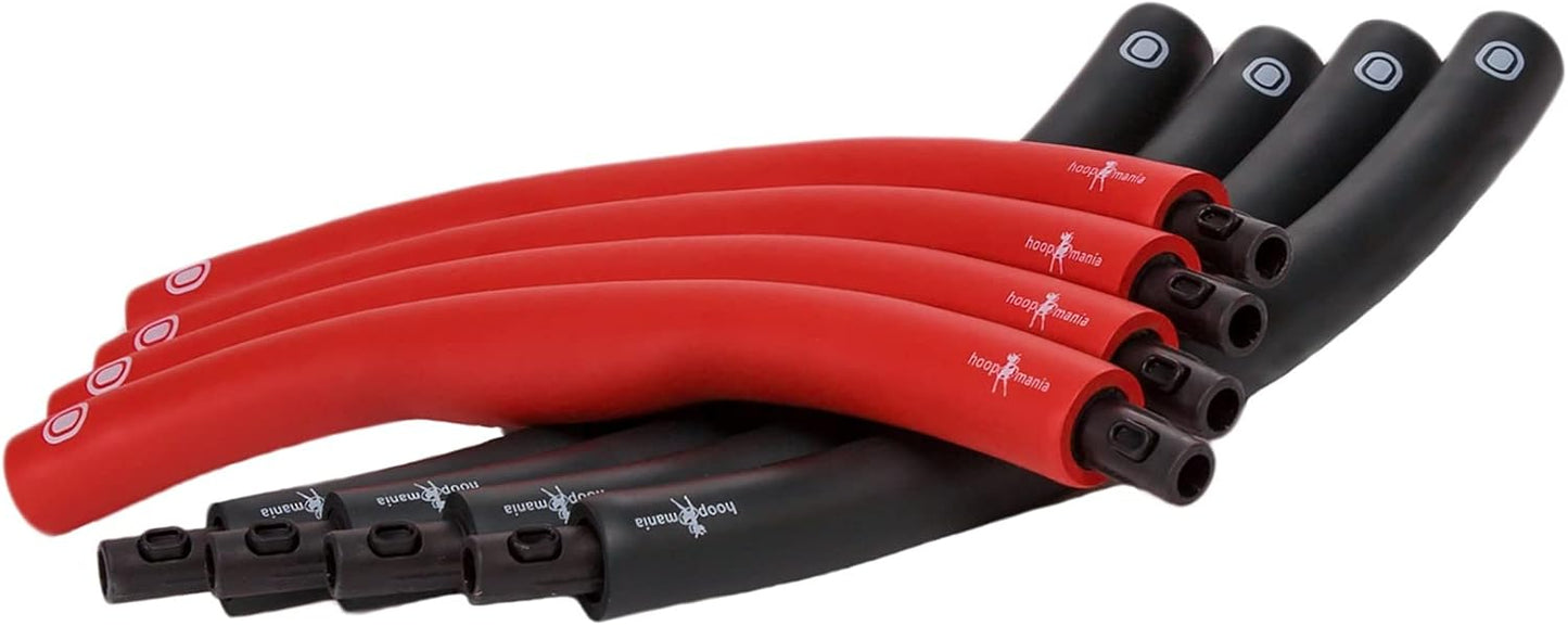 Hula Hoop Reifen für Erwachsene, Weight Hoop 1,5kg (Red Devil)