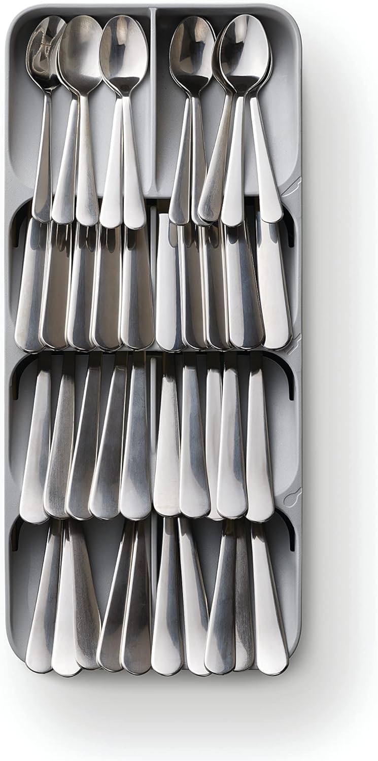 Besteckschubladen-Organizer, Cutlery Organiser Gross Grau