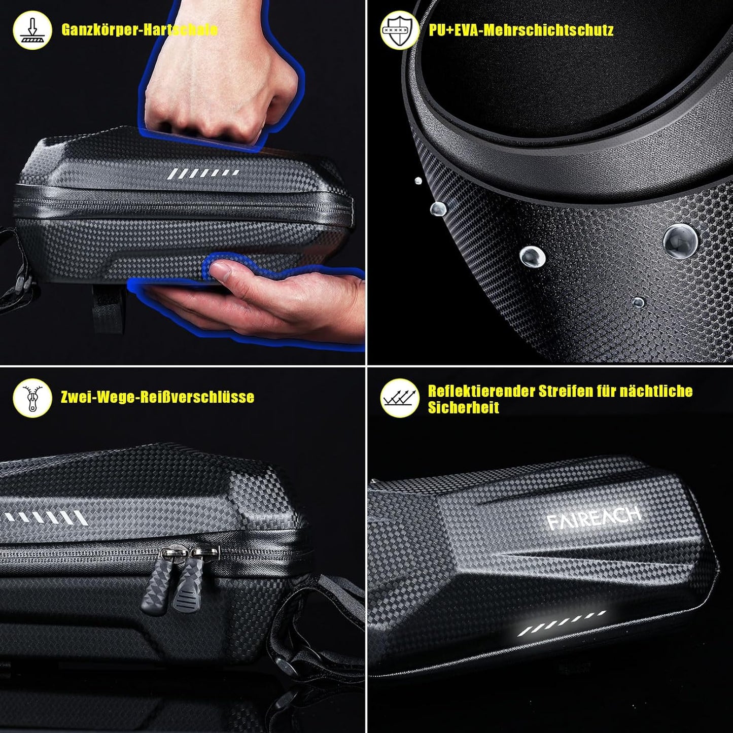 Rollertasche, 2l-schwarz