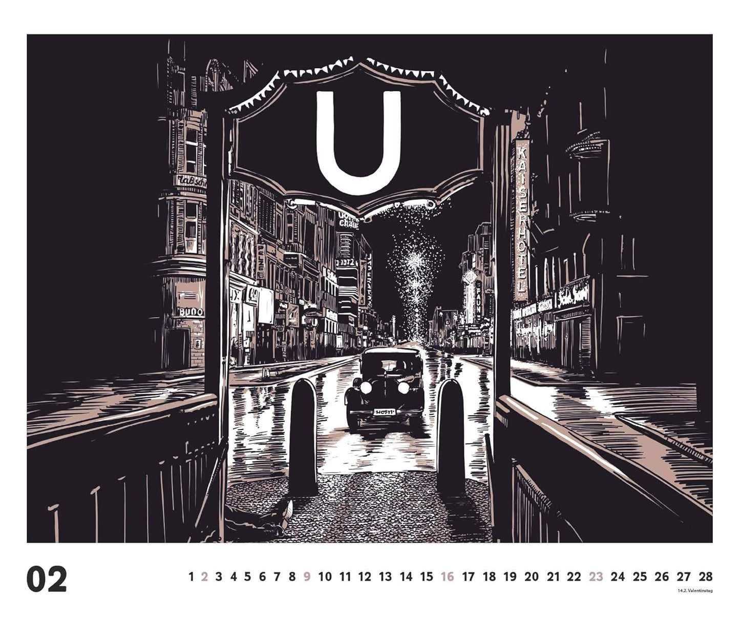 Wandkalender 2025: "Berlin - Die Goldenen Zwanziger", Kalender