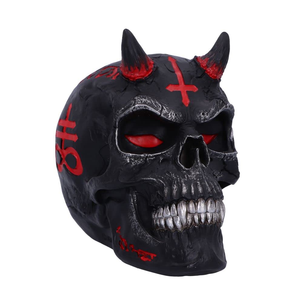 Infernal Skull Totenkopf, Schwarz/Rot Standard