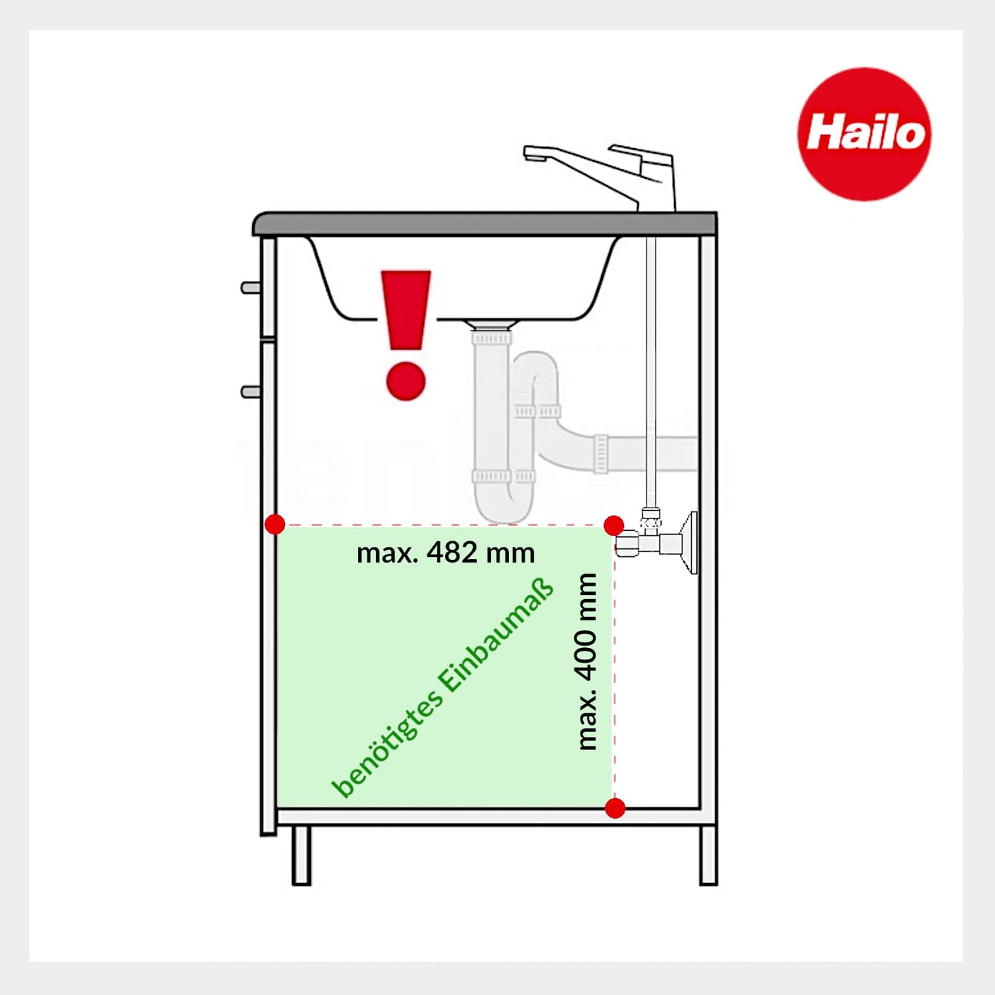 3666661 Tandem Abfallsystem, Blau
