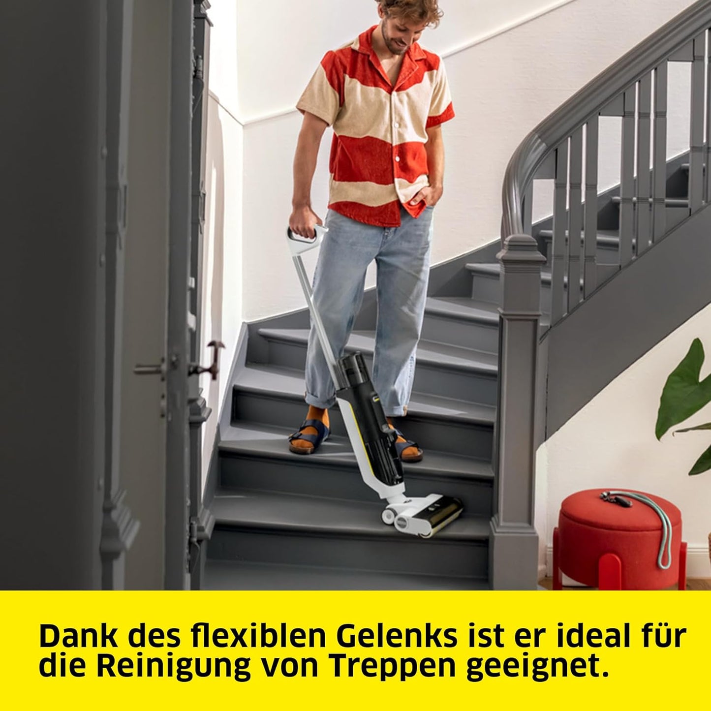 Kabelloser Saugwischer FCV, Flächenleistung: 130 m² 30 ml Universalreiniger