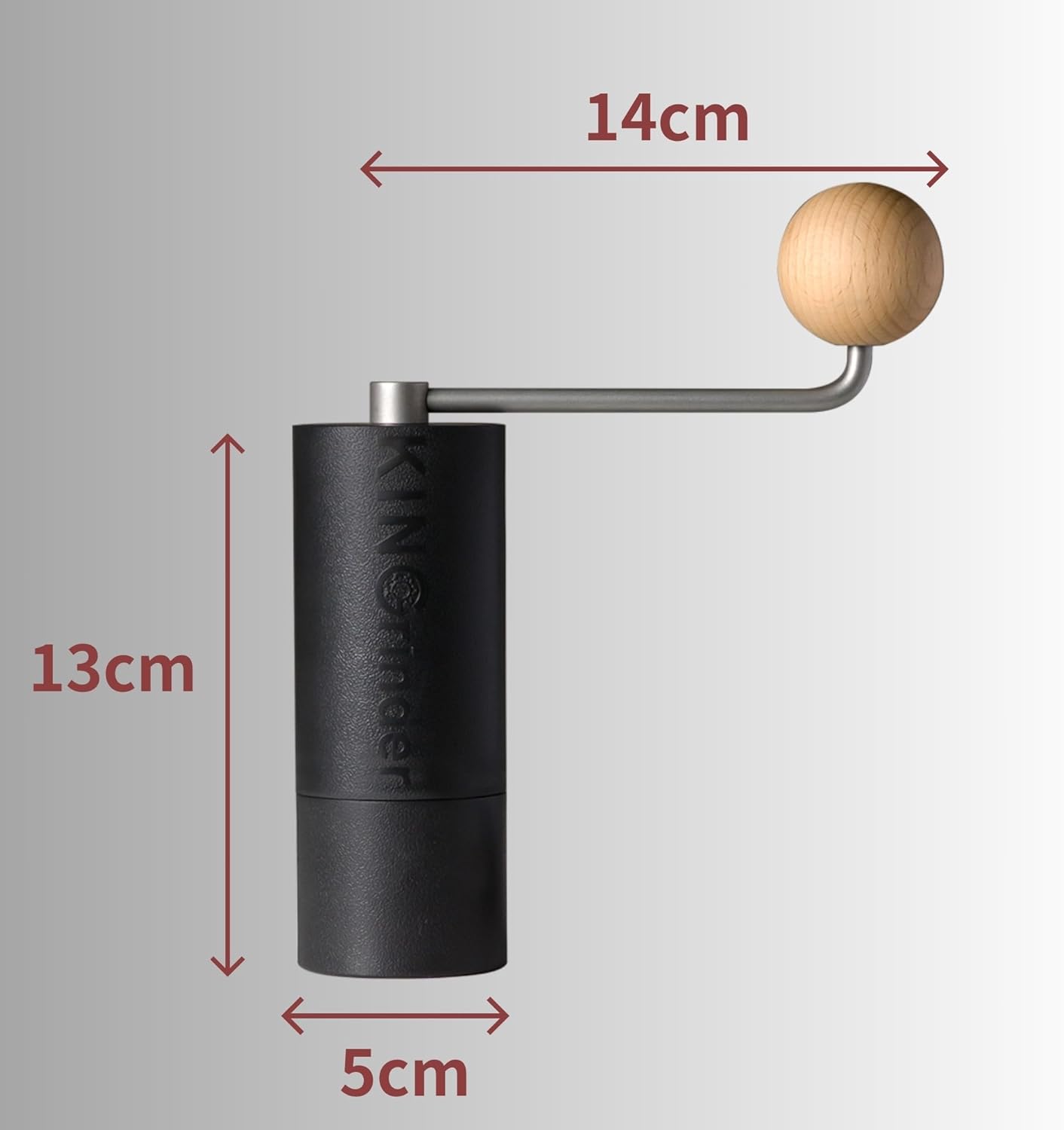 Manuelle Hand-Kaffeemühle für French Press & Mokkakanne