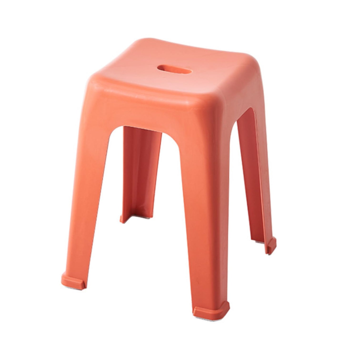 Orangefarbener Design Badhocker, Orange