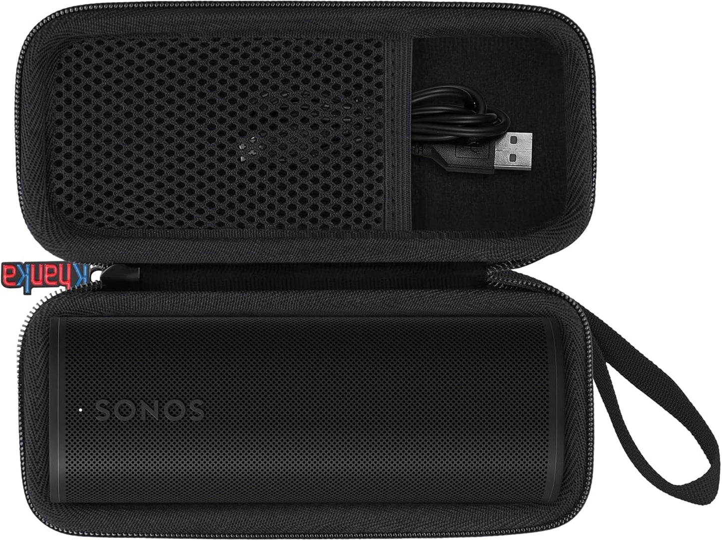 Hartschalen-Reiseetui für Sonos Roam, Schwarz